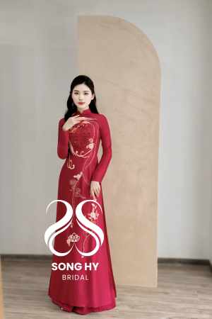 Áo dài cô dâu 1