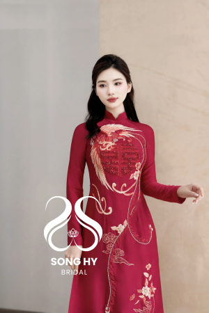 Áo dài cô dâu 1