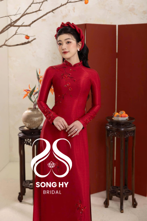Áo dài cô dâu 8