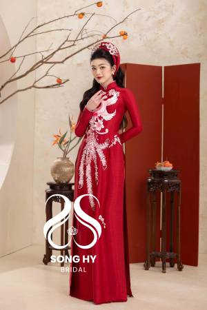 Áo dài cô dâu 5